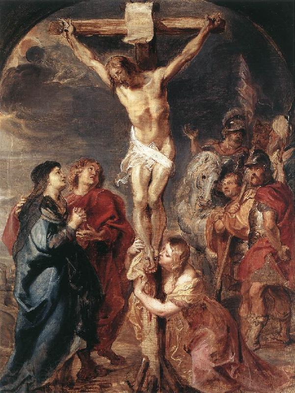 RUBENS, Pieter Pauwel Christ on the Cross ag Spain oil painting art